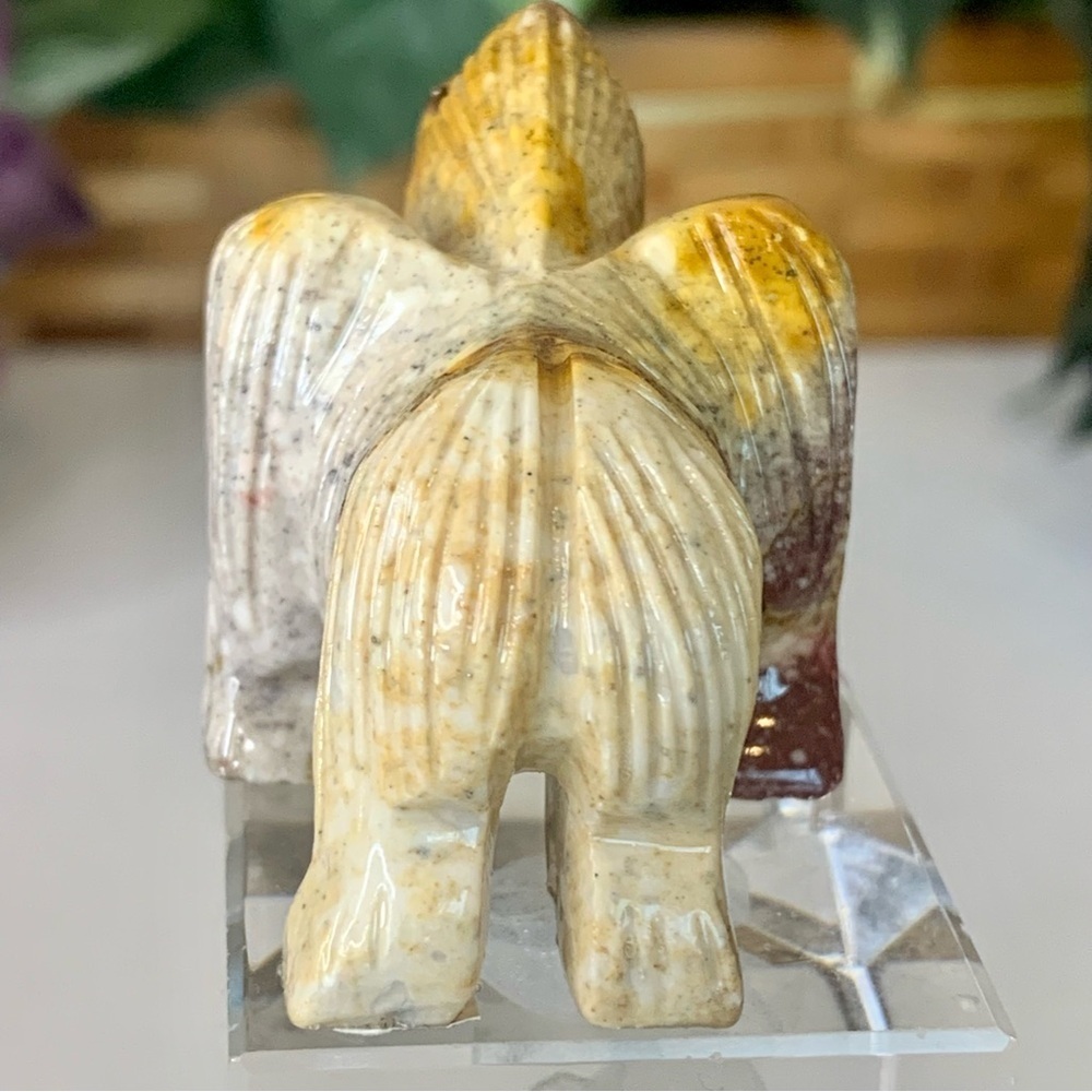 GORILLA Soapstone Figurine Stone Carving Carved Ape Statue Wild Animal Figure - Picture 9 of 16